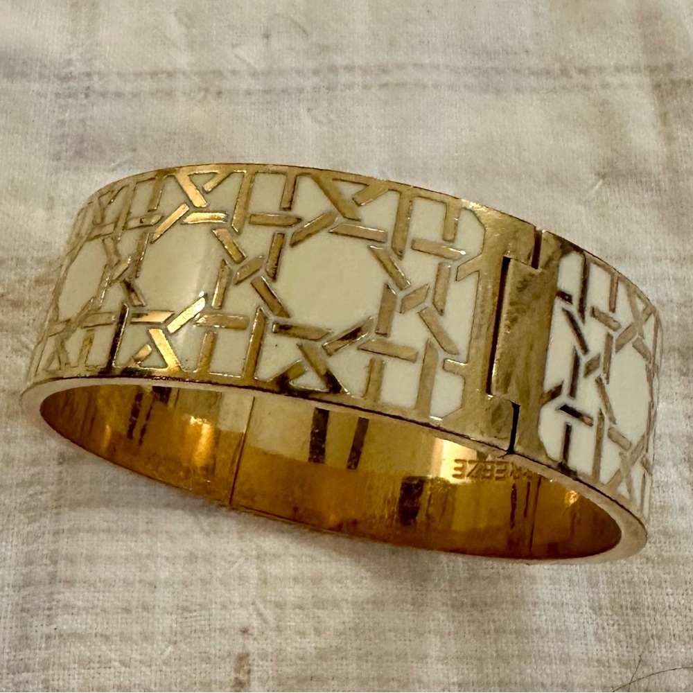 Kate Spade Gold and Cream Bracelet